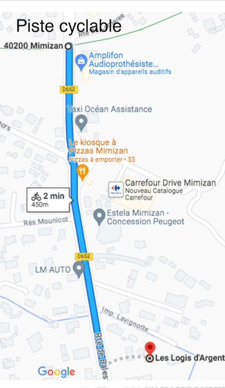 Les Logis D'Argent Studio Independant Parking Entree Autonome Linge De Lit Et Serviettes Wifi Fibre Tv Connectee Mimizan-Plage Exteriér fotografie